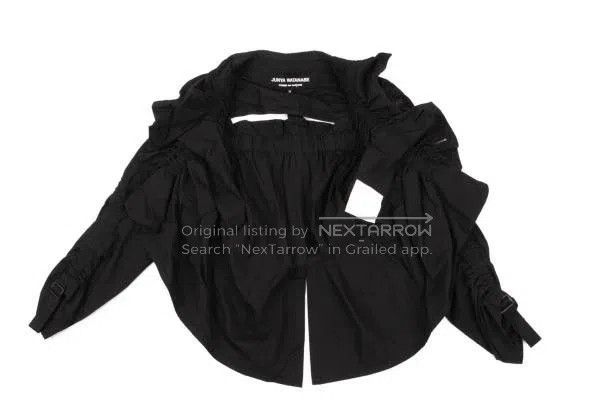 Junya Watanabe Junya Watanabe Black Parachute Belted Jacket Size M / US 6-8 / IT 42-44 - 5 Thumbnail