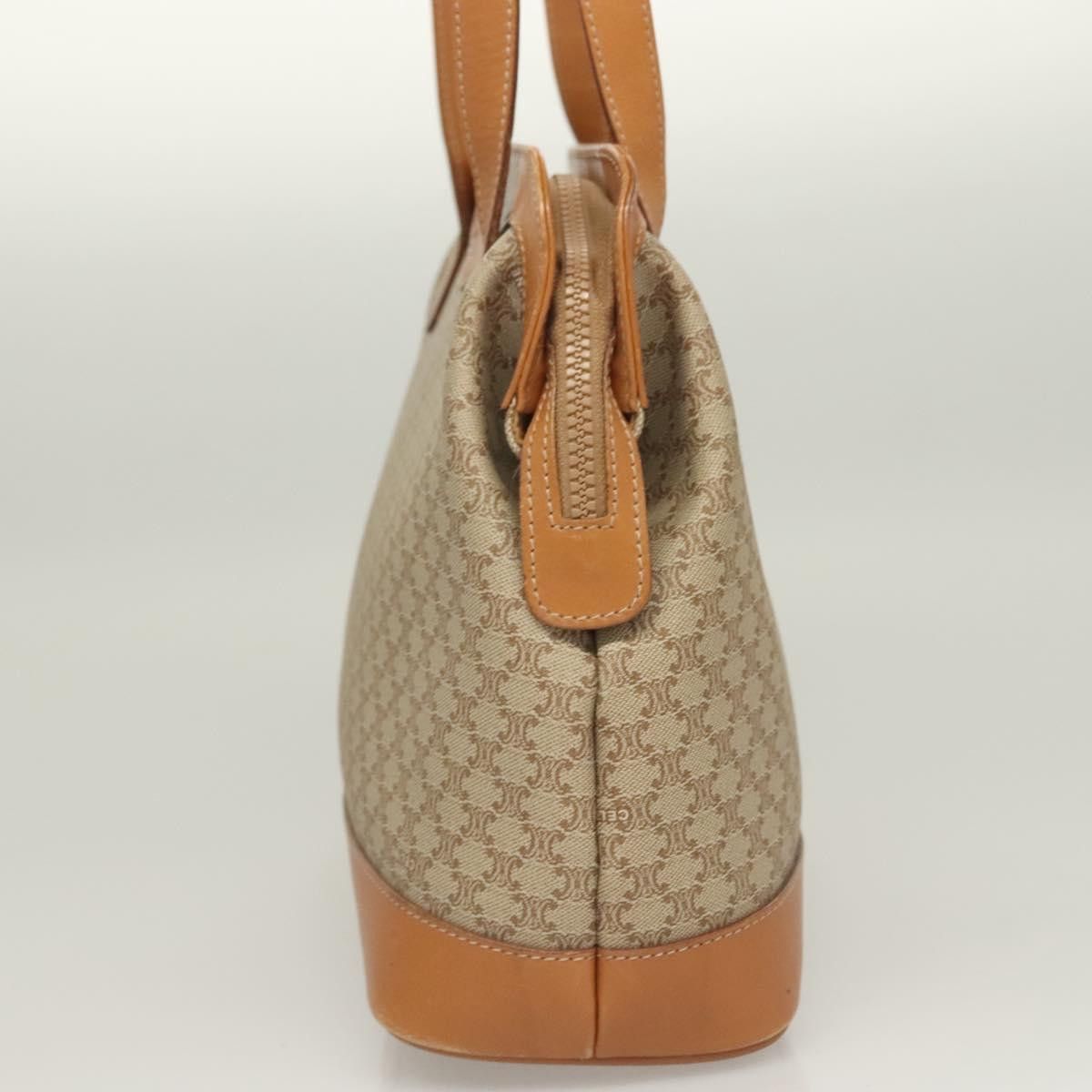 Celine CELINE Macadam Canvas Shoulder Bag Pvc Beige Gold Size ONE SIZE - 4 Thumbnail