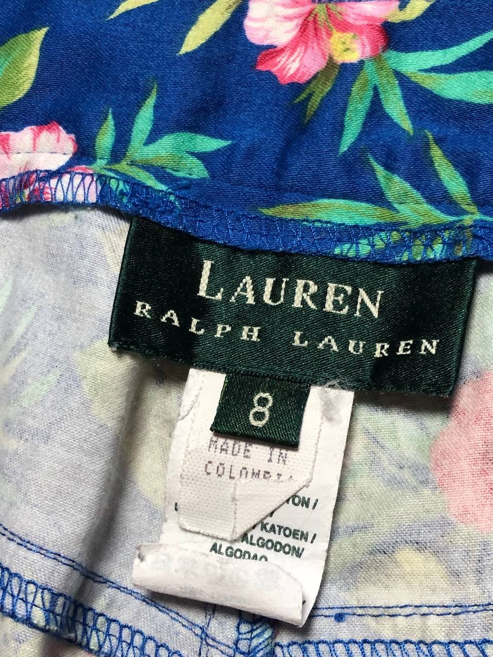 Ralph Lauren Ralph Lauren Women's Floral Ankle Crop Pants CAPRI Size 30" / US 8 / IT 44 - 2 Thumbnail