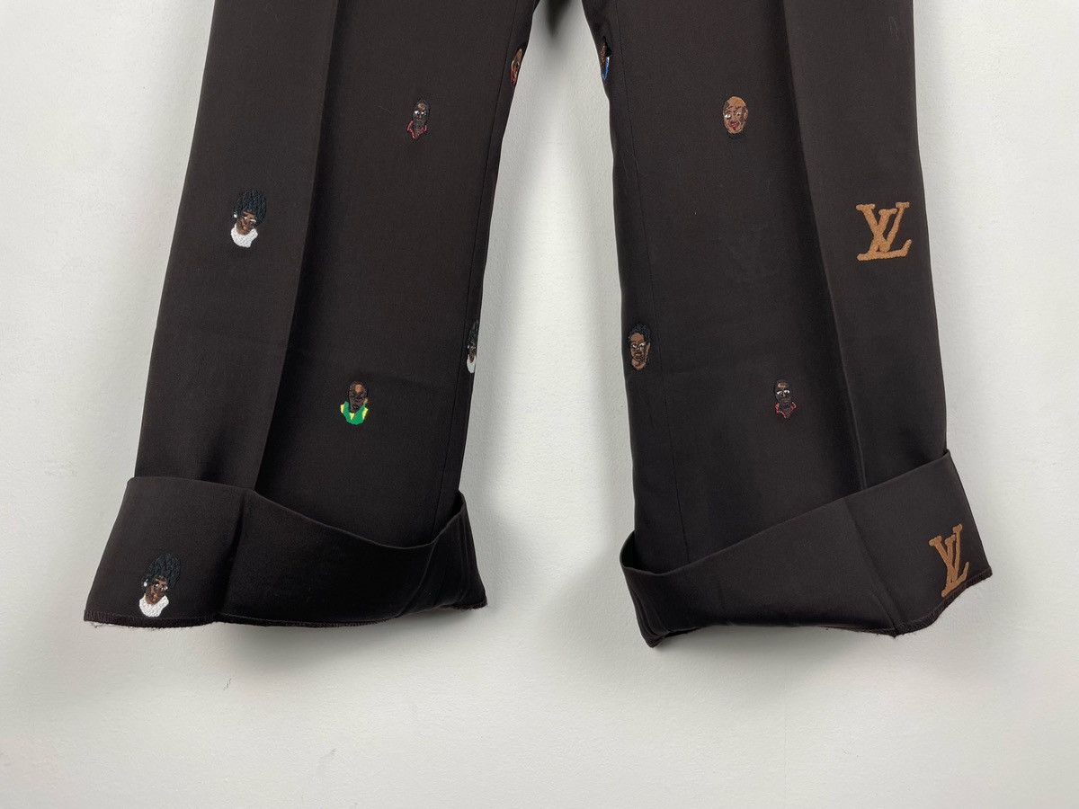 Louis Vuitton Louis Vuitton SS24 Collaboration Embroidered Flared Pants Size US 32 / EU 48 - 13 Thumbnail