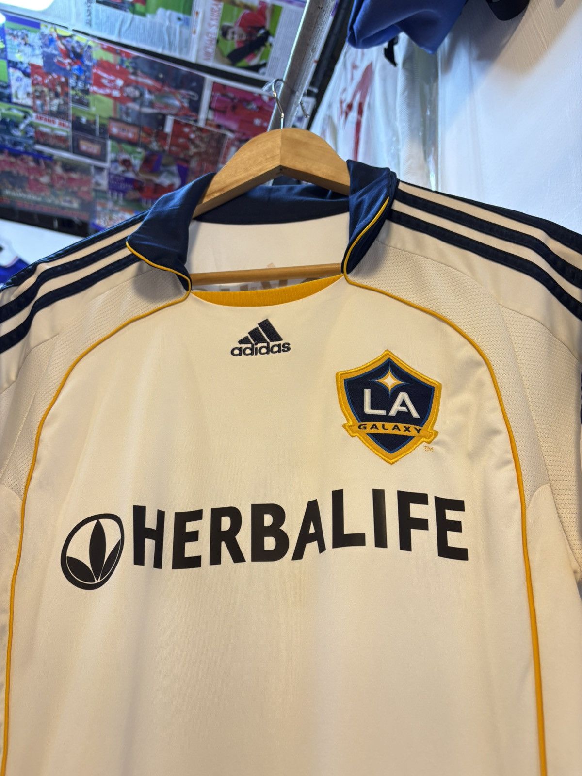 Adidas Vintage 2003-2004 LA Galaxy BECKHAM 23 Size US M / EU 48-50 / 2 - 3 Thumbnail