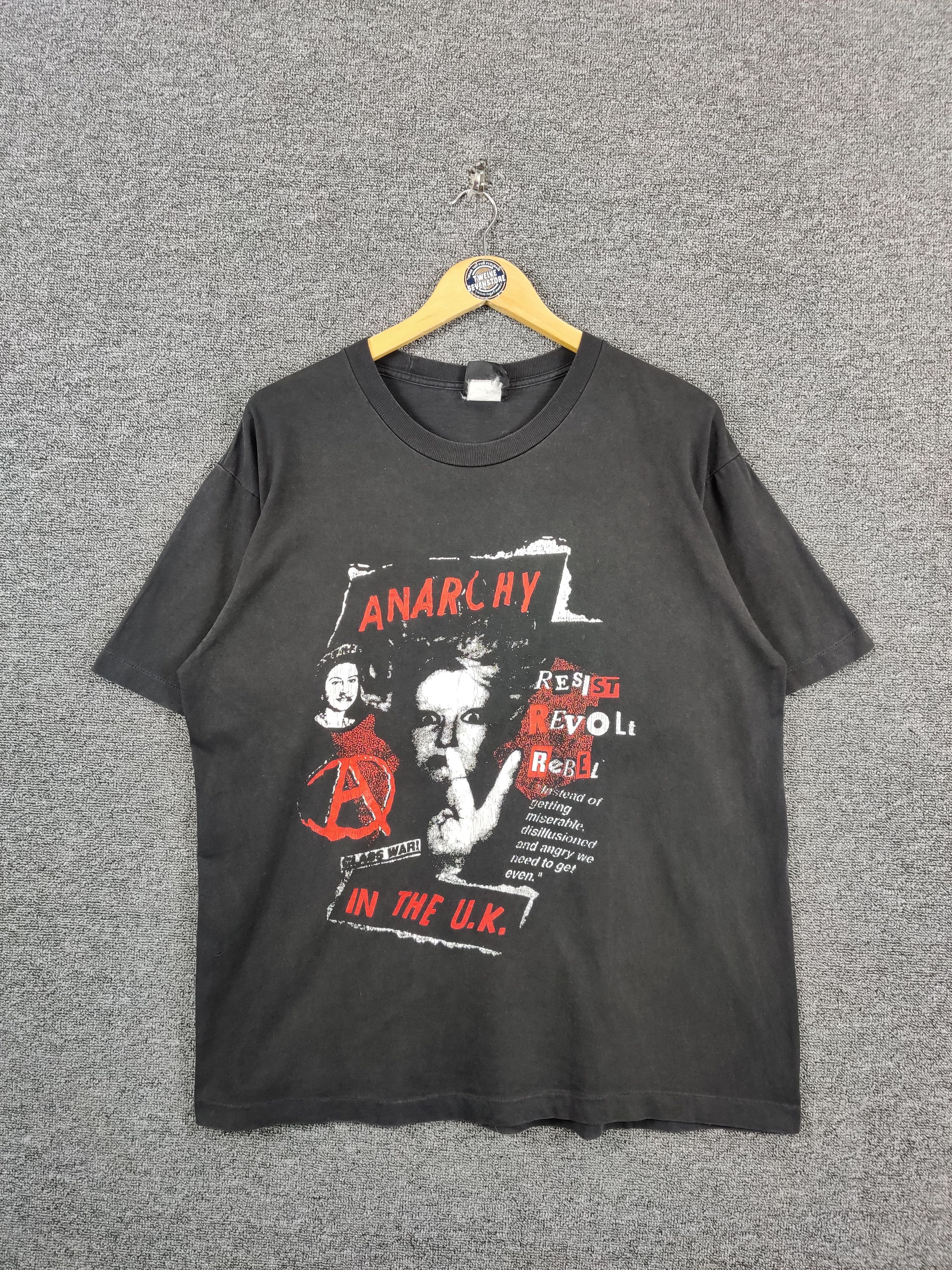 Band Tees Vintage Anarchy Rock Band Tee Tshirt Size US XL / EU 56 / 4 - 1 Thumbnail