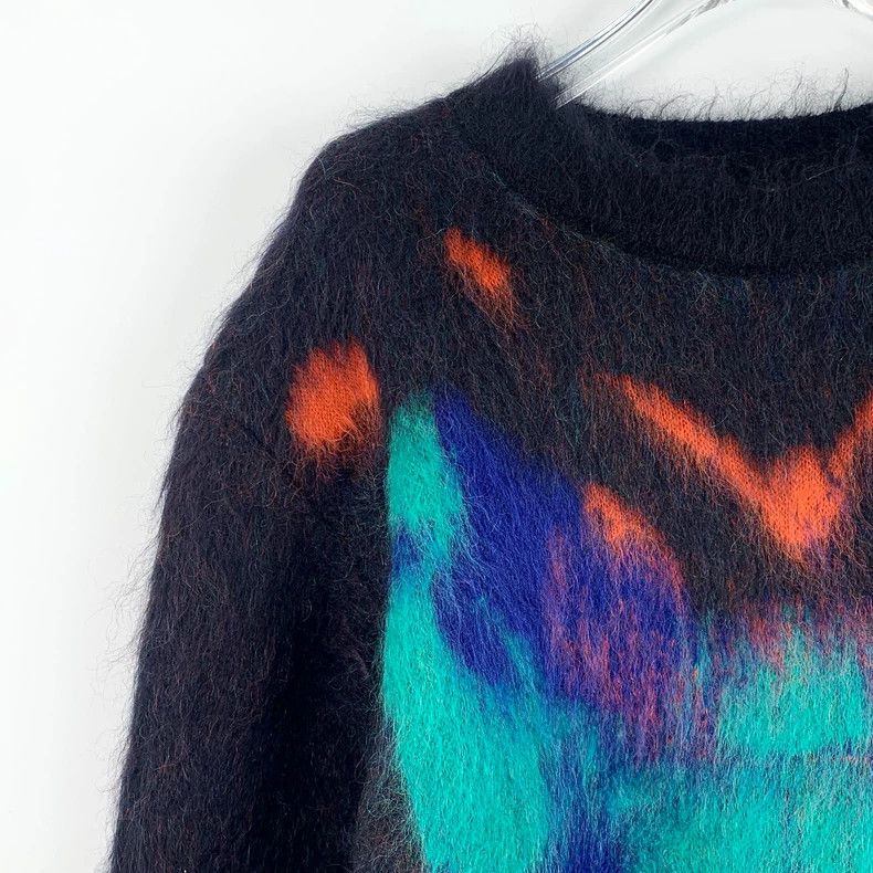 Louis Vuitton Louis Vuitton 23 Black Butterfly Intarsia Mohair Crew Neck Size US M / EU 48-50 / 2 - 3 Thumbnail