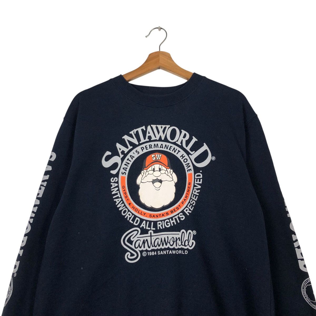 Japanese Brand SANTAWORLD Retro Christmas Huge Graphic Vintage Essential Size US M / EU 48-50 / 2 - 4 Thumbnail