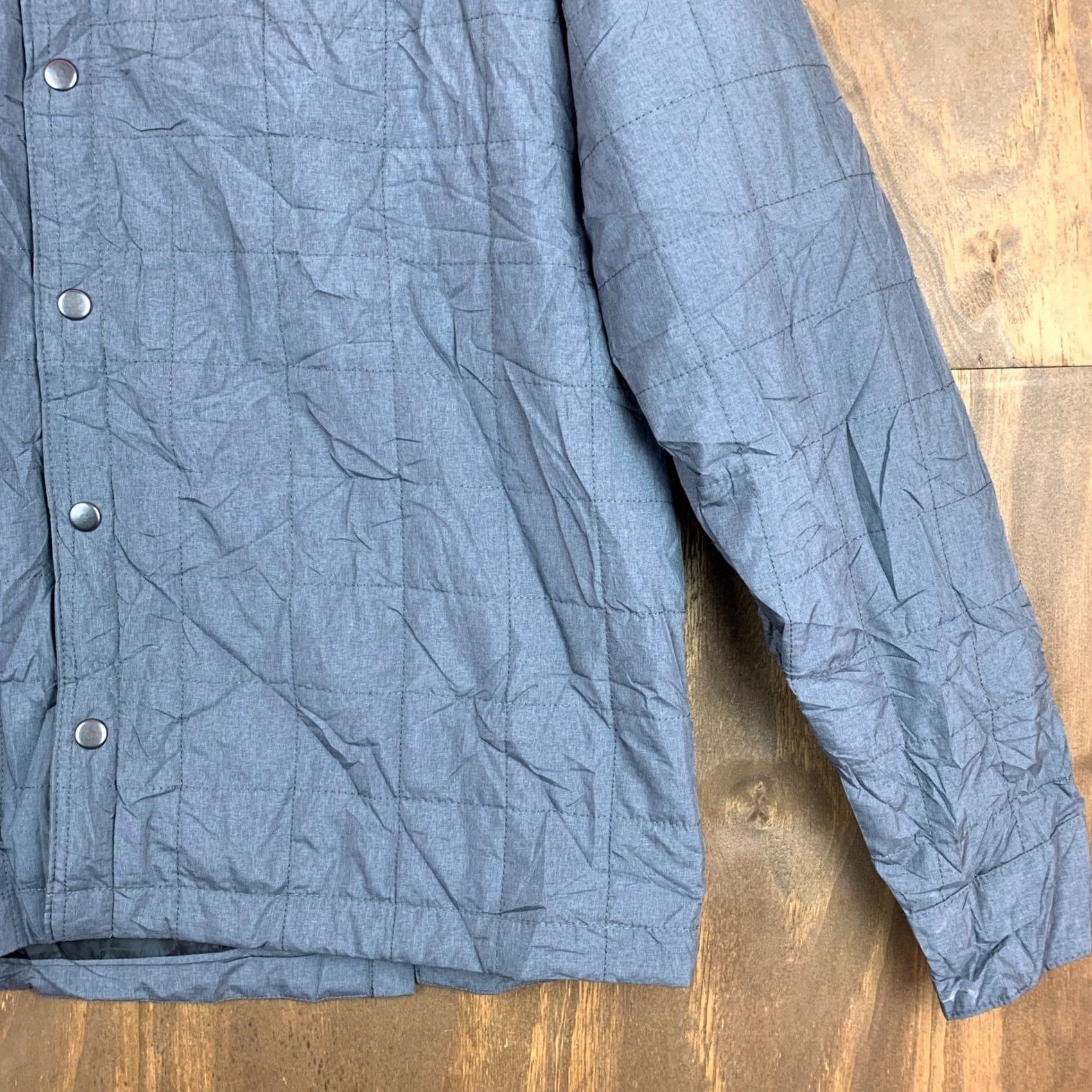 Eddie Bauer Eddie Bauer Shirt Mens L Gray Quilted Jac Mid Weight Insulated Snap Reds Size US L / EU 52-54 / 3 - 5 Thumbnail