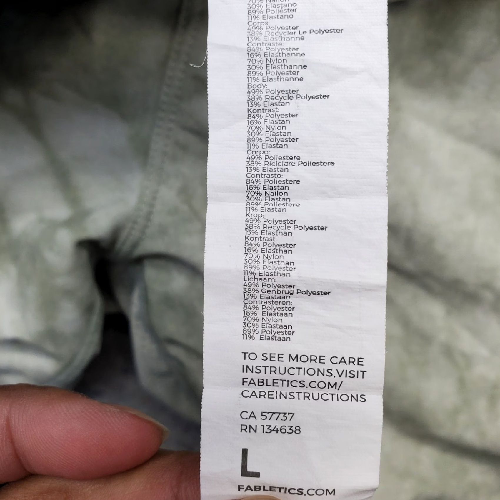 Fabletics Fabletics Shorts Mens L Multicolor Lined Side Slit Slash Pocket Elastic Waist Pull On Shirt? Size US 33 - 7 Thumbnail