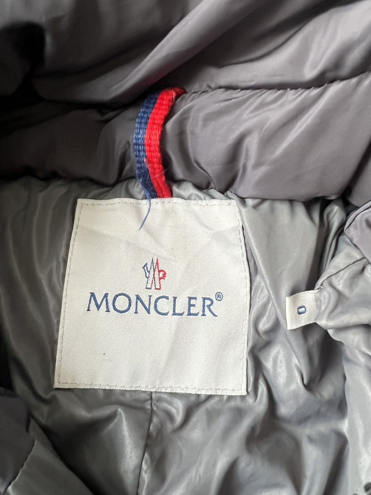 Moncler Moncler Grey/Slate Black Funnel Collar Slim Down Puffer Jkt Size S / US 4 / IT 40 - 10 Thumbnail