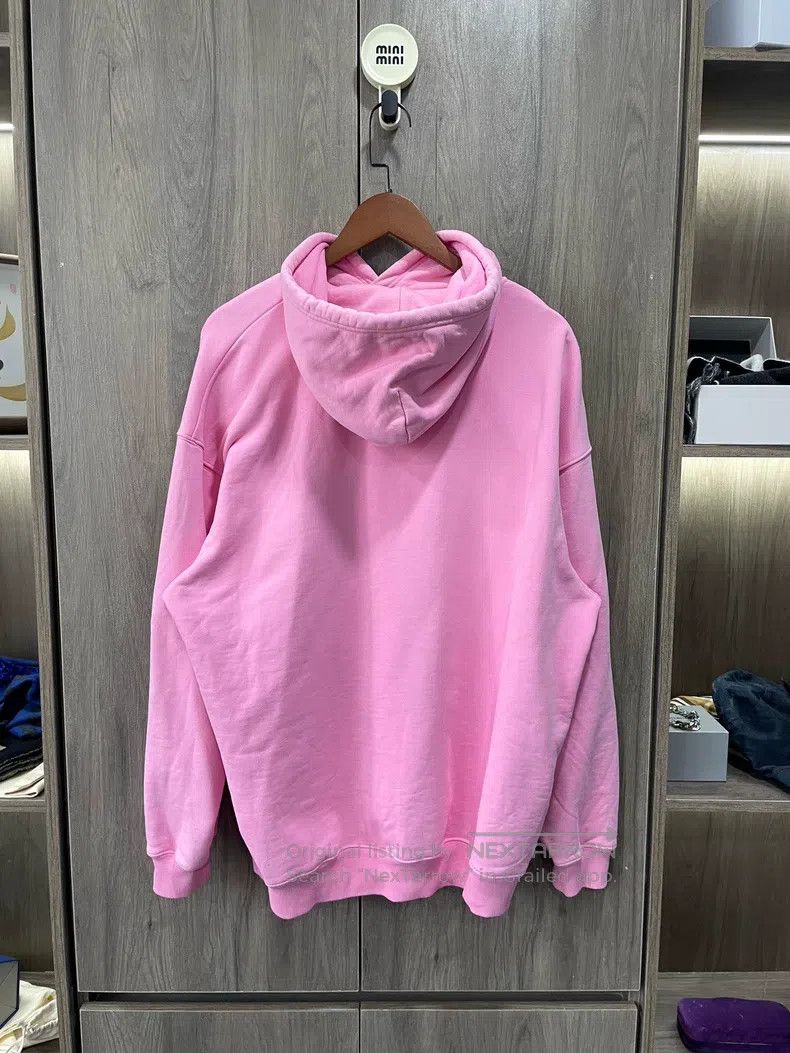 Balenciaga Balenciaga Pink Embroidered Hoodie Size US XS / EU 42 / 0 - 5 Thumbnail