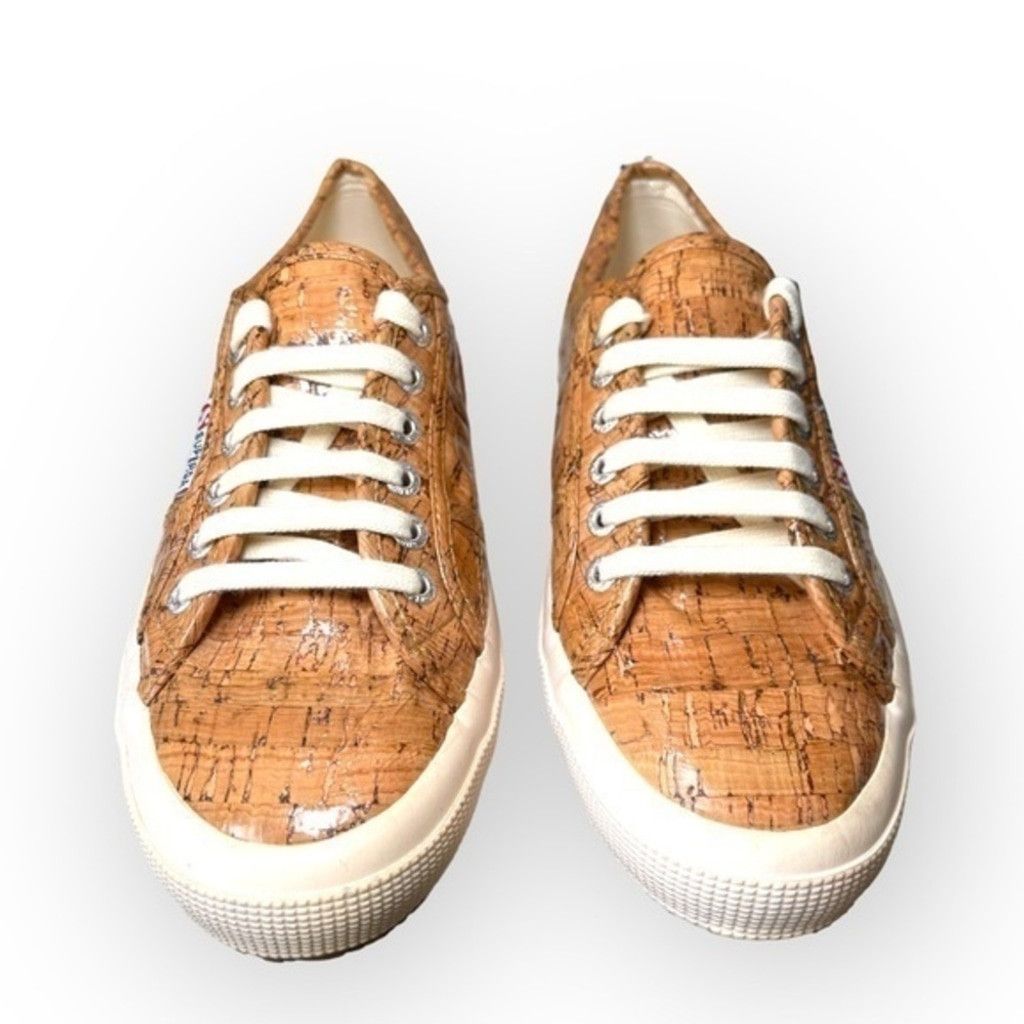 Superga SUPERGA Shiny Cork Sneakers NWOT, Unisex Size EU 41 Size US 9 / IT 39 - 6 Thumbnail