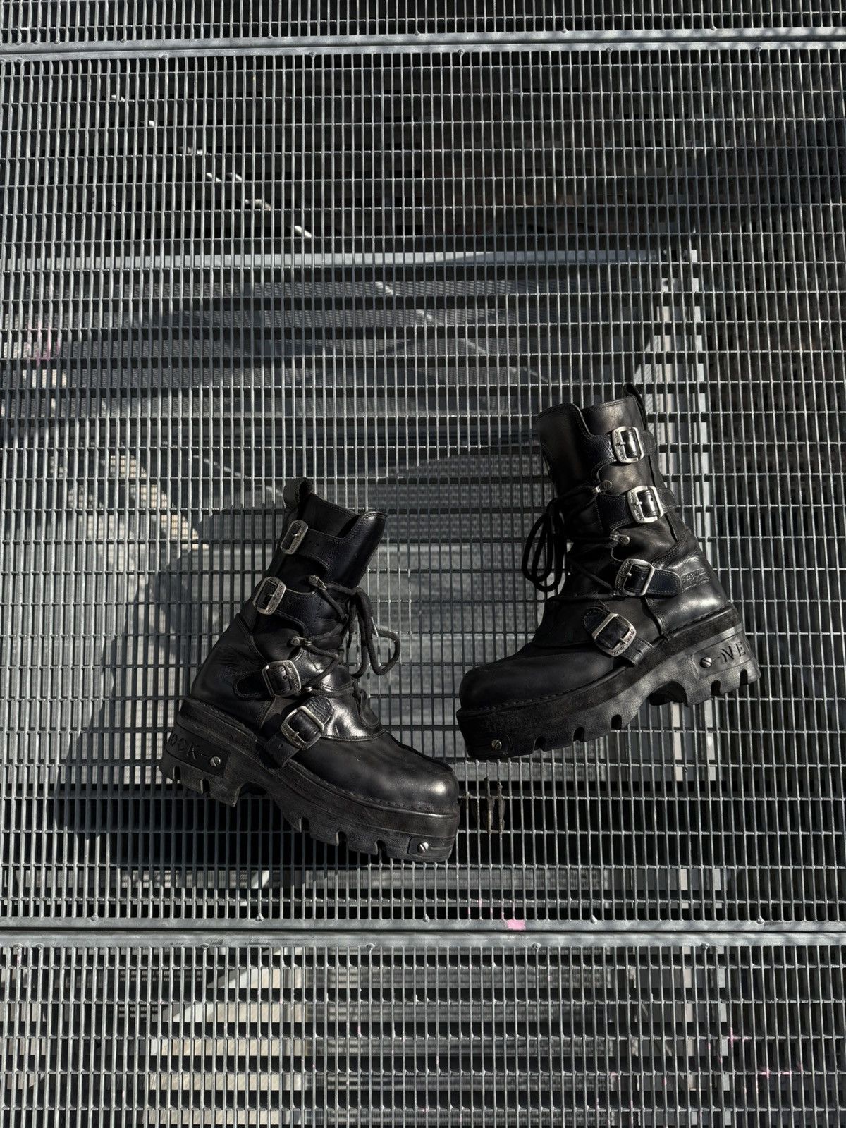 New Rock × Streetwear Vintage New Rock Sneakers Shoes Opium Y2K