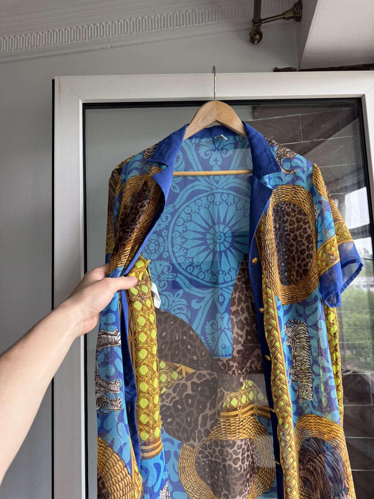 Christian Dior Monsieur 🔥Rare🔥 Vintage Christian Dior 90’s jungle print silk shirt Size US M / EU 48-50 / 2 - 10 Thumbnail