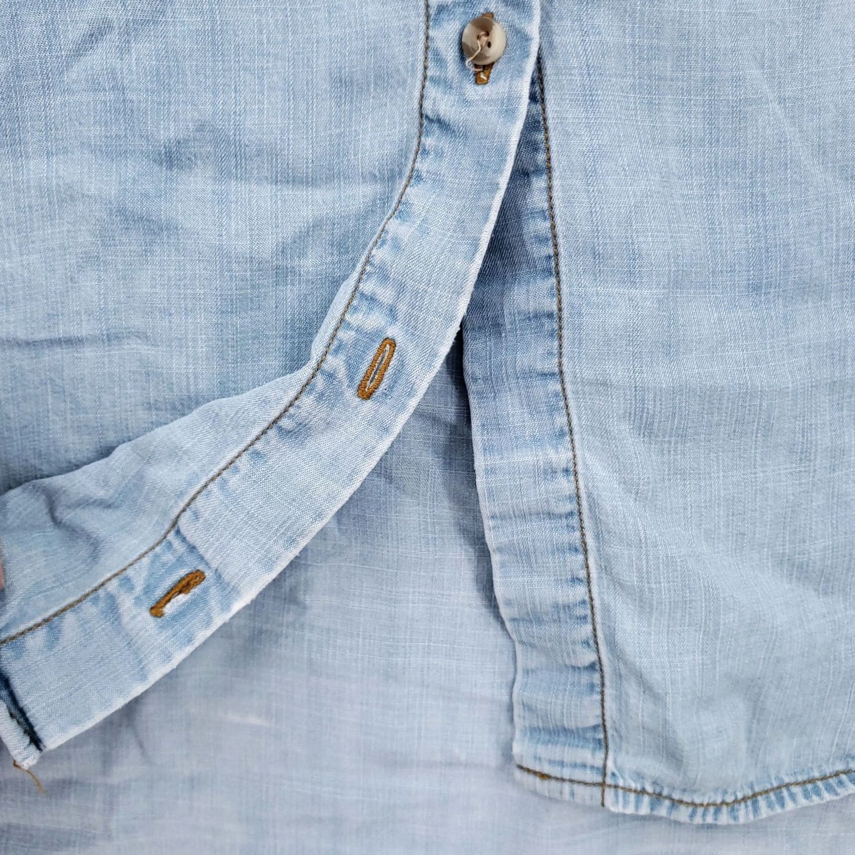 CLOT Cloth & Stone Shirt Womens XS Blue Chambray Button Down Long Sleeve Size XS / US 0-2 / IT 36-38 - 7 Thumbnail