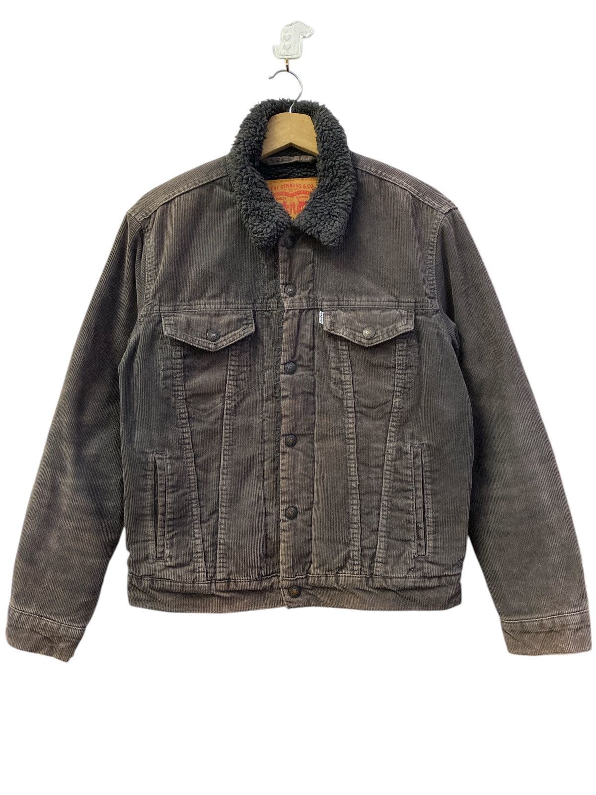 Levi's × Levi's Made & Crafted × Vintage Levi’s Sherpa Corduroy Trucker Jacket Size US S / EU 44-46 / 1 - 1 Thumbnail