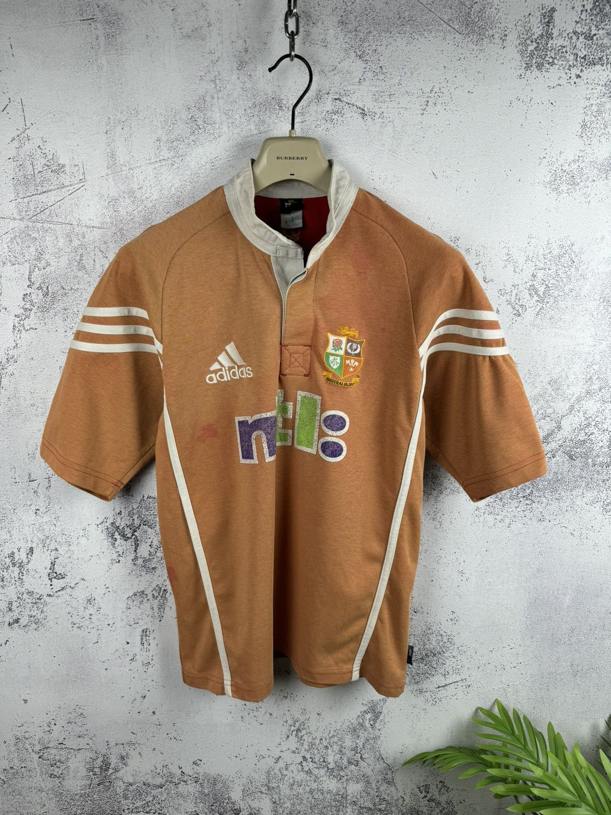 Adidas × Vintage Classic Rugby Shirts 2001 British Irish Vintage Old jersey Size US M / EU 48-50 / 2 - 2 Thumbnail