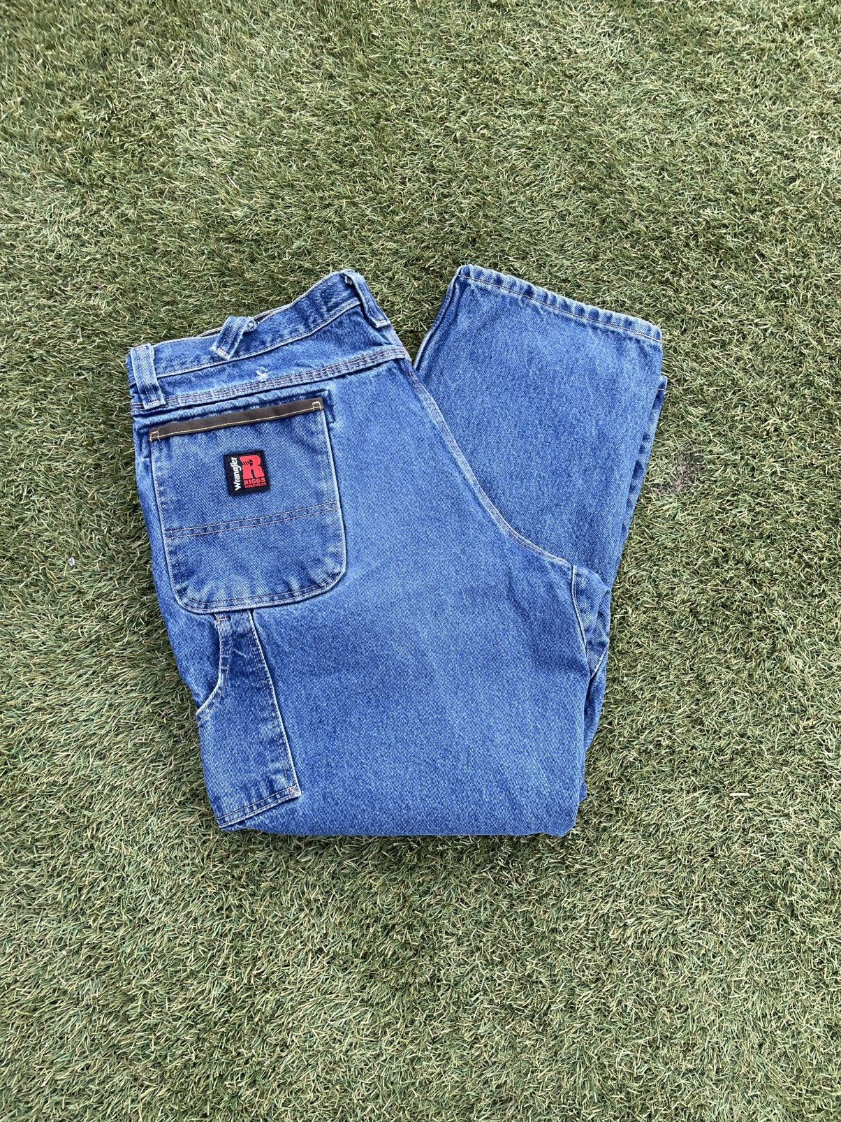 Wrangler Wrangler Riggs Workwear Jeans Pants Men's Size 40 x 30 Blue Size US 40 / EU 56 - 8 Thumbnail