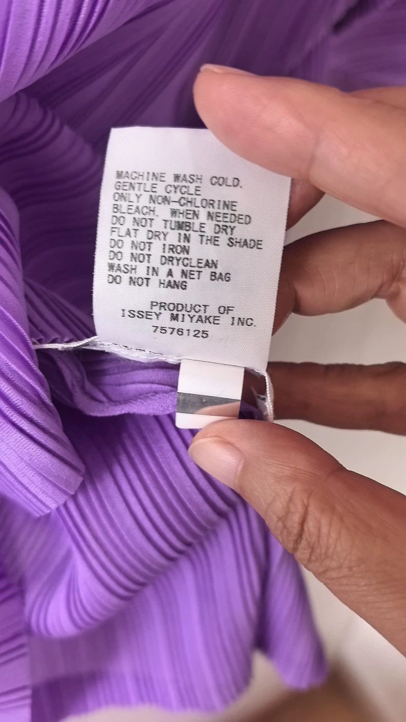 Issey Miyake Issey Miyake size:3 Purple ribbed top with pleated short s Size M / US 6-8 / IT 42-44 - 3 Thumbnail