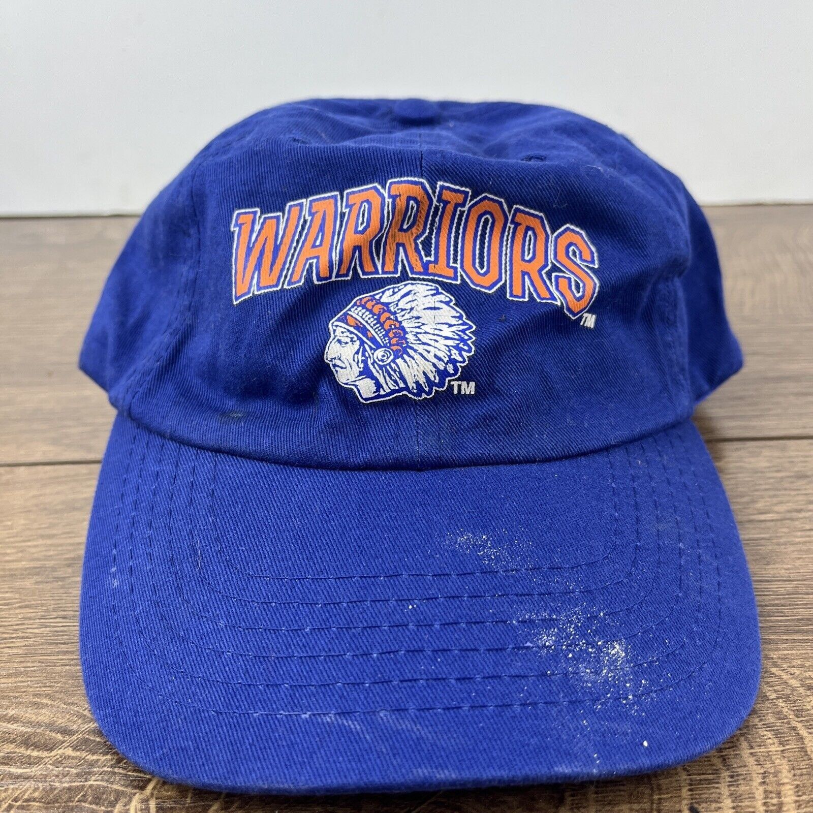 Other Warriors Hat Warriors Blue Hat Adjustable Adult Size Hat Blu Size ONE SIZE - 2 Thumbnail