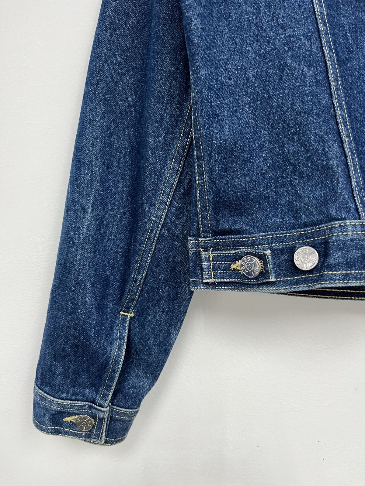 agnes b. Vintage Agnes B Trucker Denim Jacket Size S / US 4 / IT 40 - 7 Thumbnail