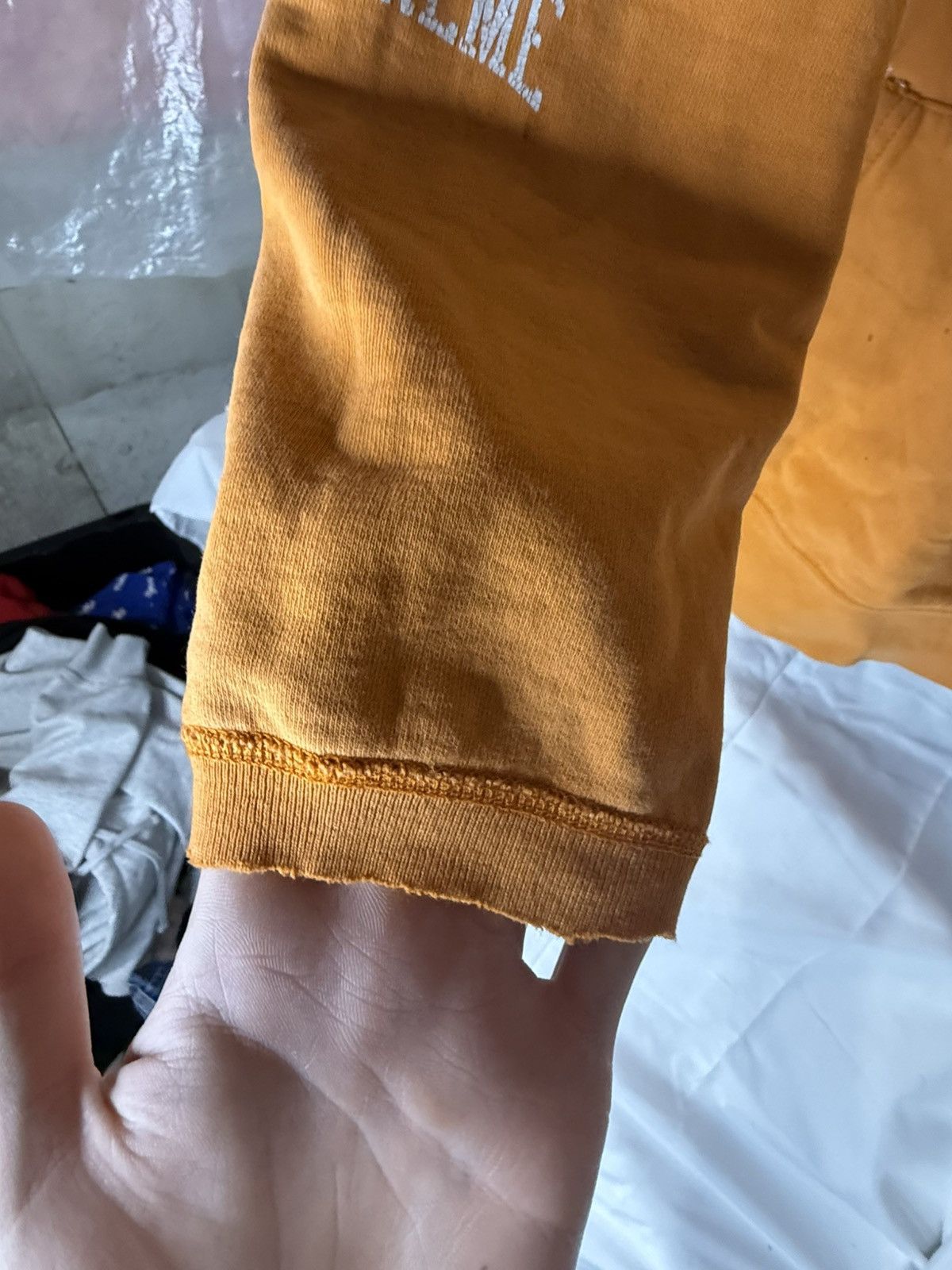 Supreme Supreme FW18 Repeat Sleeve Logo Hooded Sweatshirt Orange Size US XL / EU 56 / 4 - 5 Thumbnail