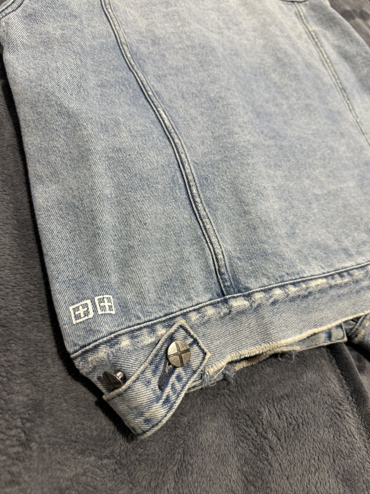 Ksubi Ksubi Distressed Denim Jacket Size US S / EU 44-46 / 1 - 7 Thumbnail