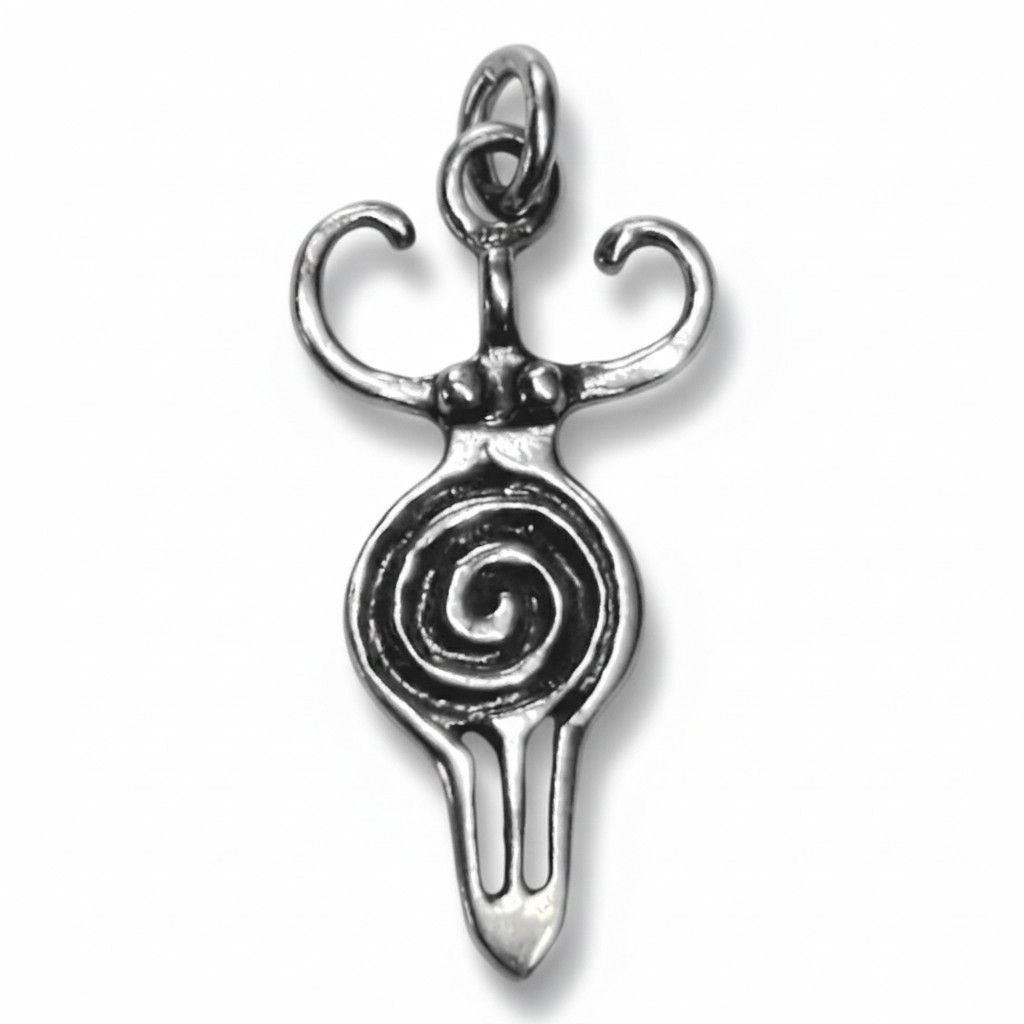 Other Fertility 1" Charm 925 Sterling Silver Feminine Energy Mom Size ONE SIZE - 6 Thumbnail