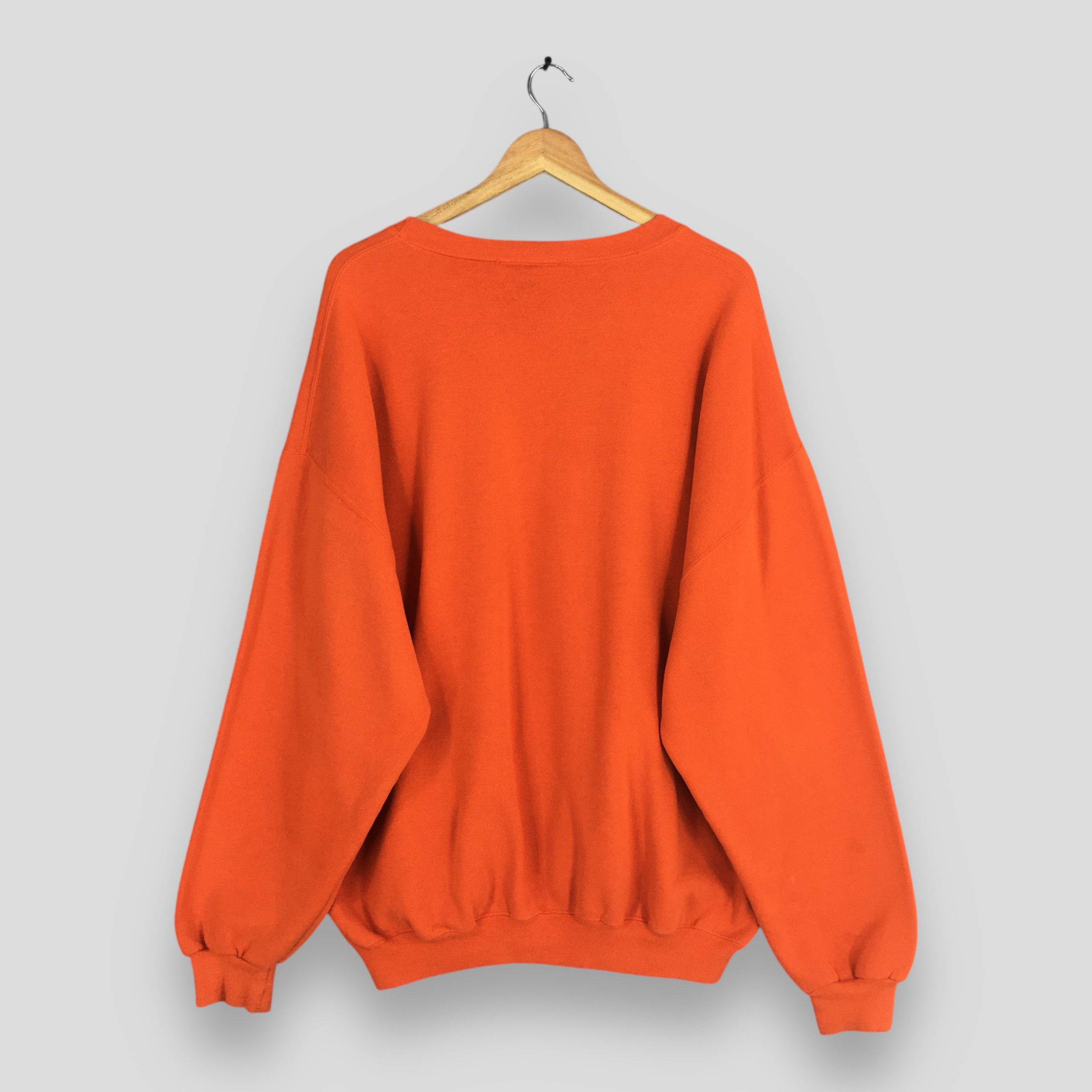 NCAA × Vintage Vintage Auburn University Orange Sweatshirt 2XLarge Size US XXL / EU 58 / 5 - 6 Thumbnail