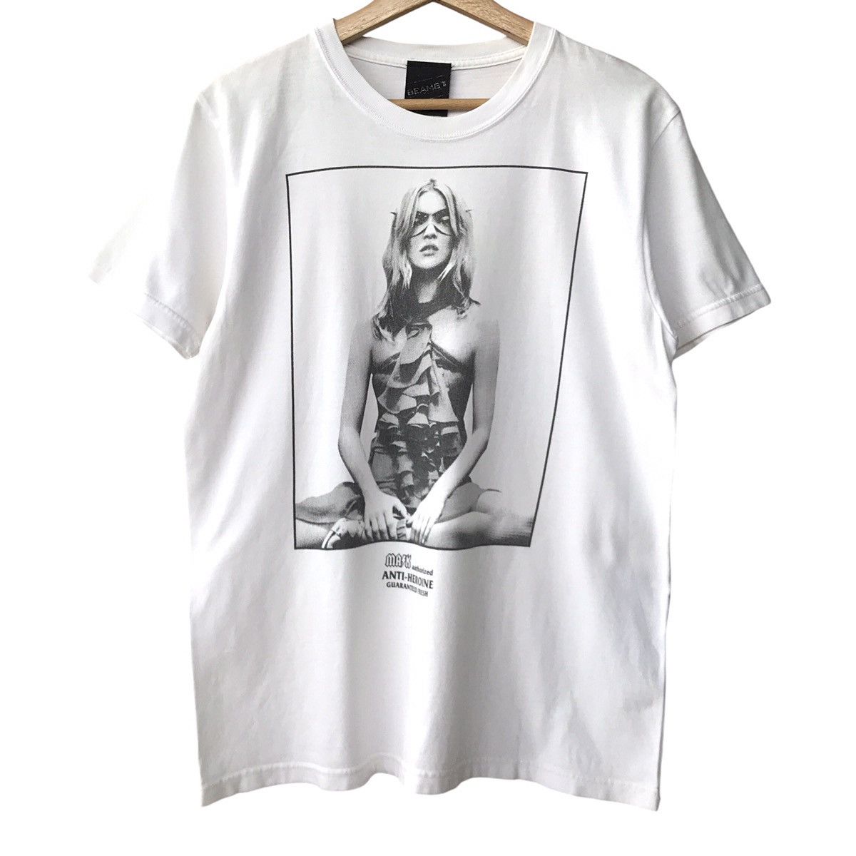 Beams Japan × Beams Plus × Designer Beams T Japan The MASK Kate Moss Photo Tee Size US M / EU 48-50 / 2 - 1 Thumbnail