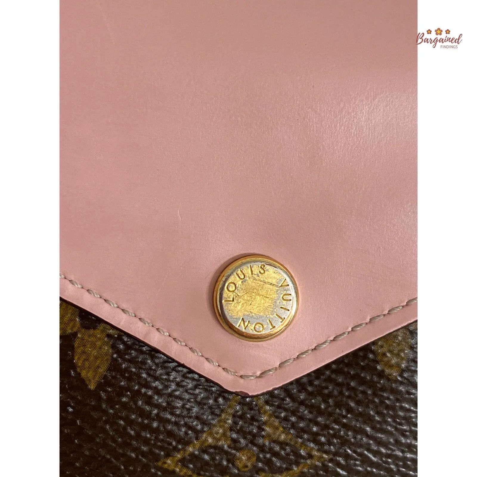 Louis Vuitton Louis Vuitton Ballerine Monogram Canvas Leather Zoe Wallet Size ONE SIZE - 4 Thumbnail