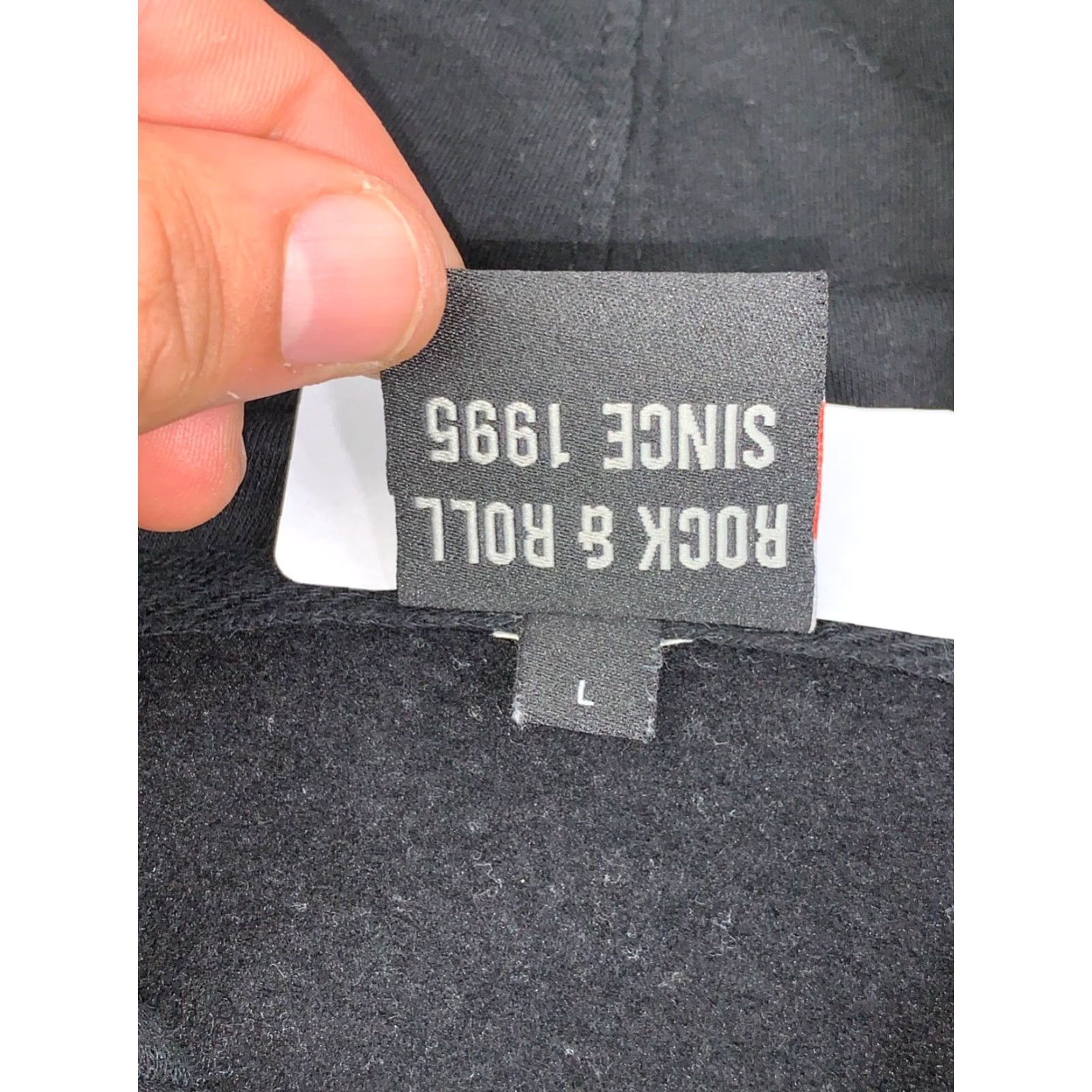 Vintage Forgotten Saints Jacket Mens L Black Rock & Roll Full Zip Hooded #9580 Size US L / EU 52-54 / 3 - 3 Thumbnail