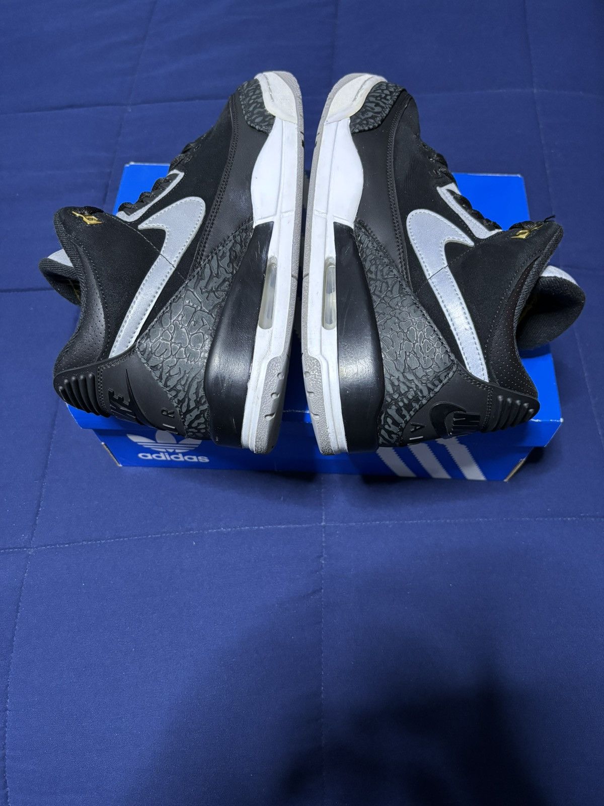 Jordan Brand Jordan 3 Retro Tinker SP Black Cement 2019 Size 10 Size US 10 / EU 43 - 3 Thumbnail