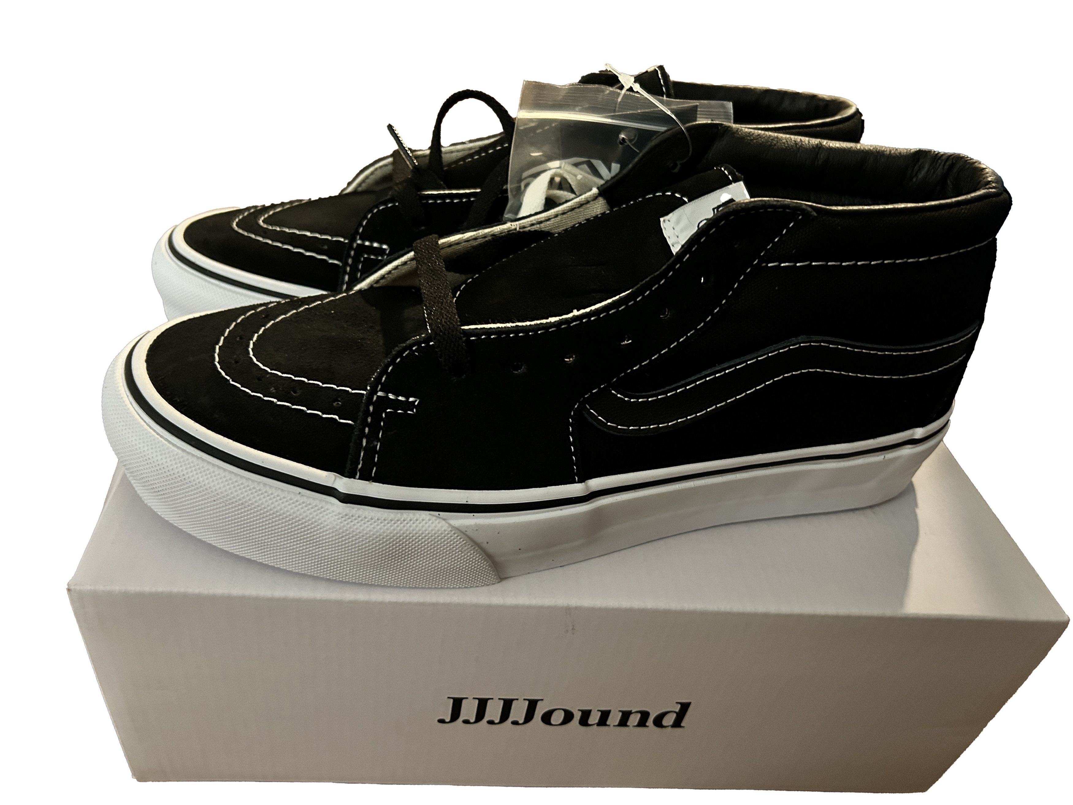 JJJJound × Vans Vans Vault Sk8-Mid LX JJJJound Black Size US 9.5 / EU 42-43 - 4 Thumbnail