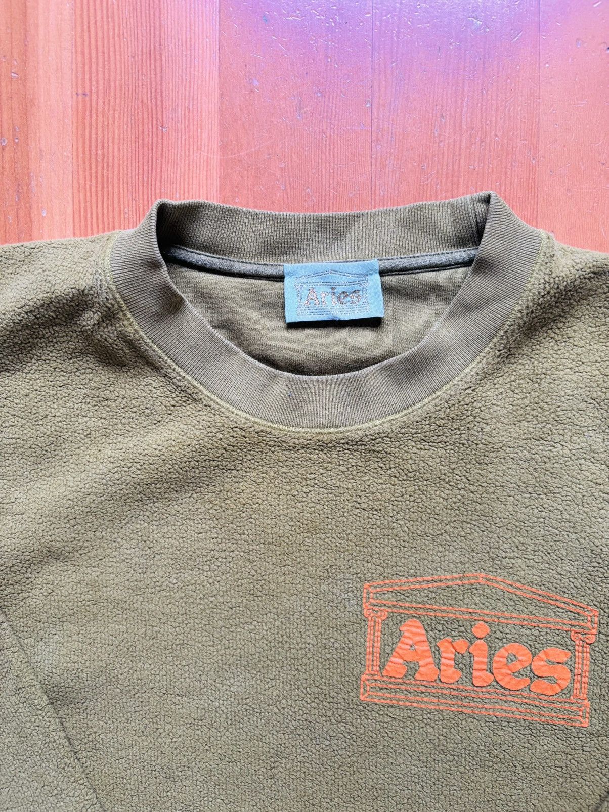 Aries Aries Reverse Fleece Sweatshirt Size US M / EU 48-50 / 2 - 2 Thumbnail