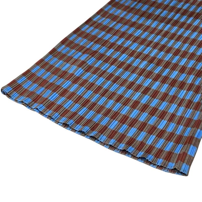 Issey Miyake Issey Miyake size:3 Blue checkered dress Size S / US 4 / IT 40 - 5 Thumbnail