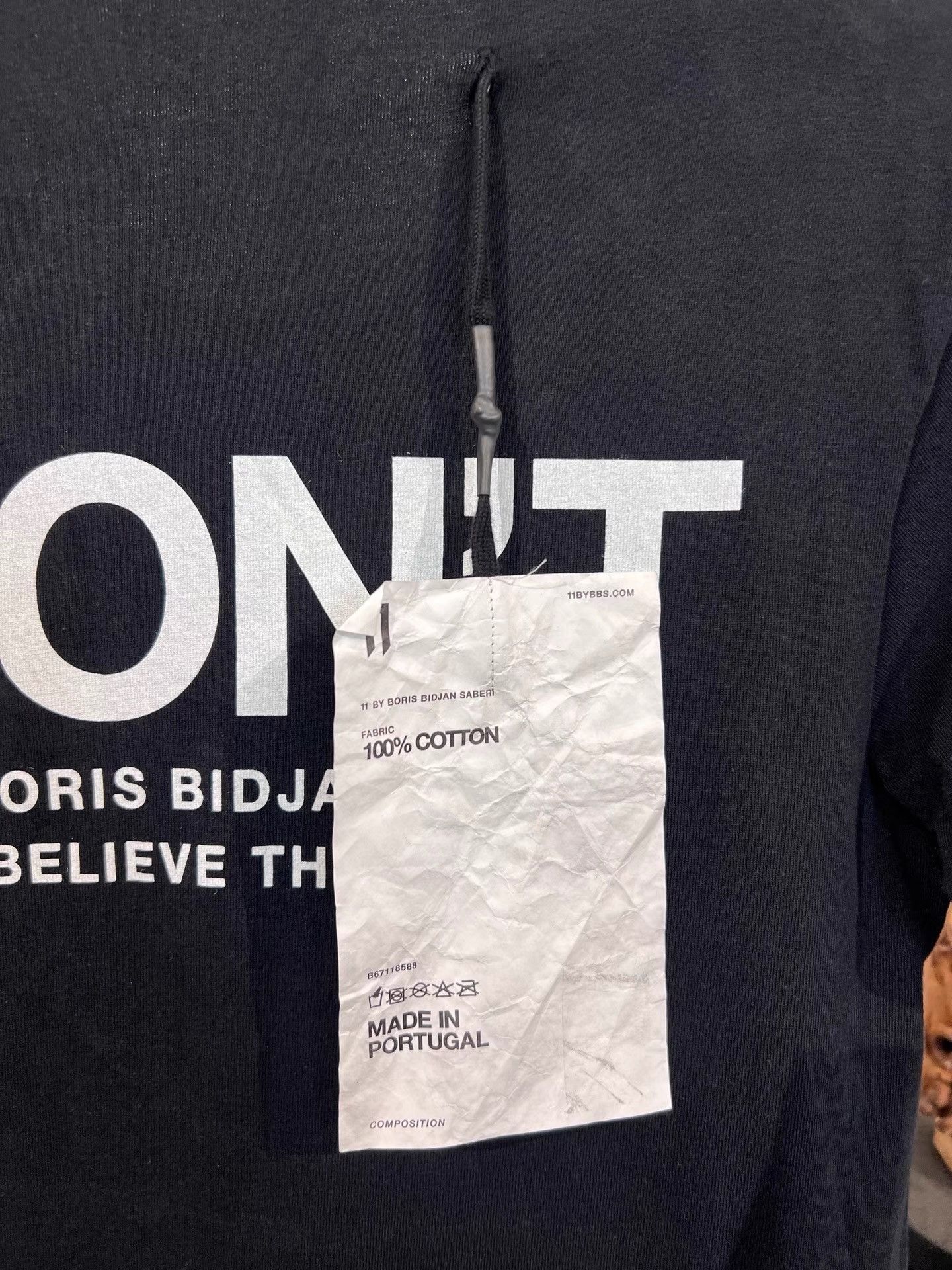11 By Boris Bidjan Saberi 11by BBS Statement Print Heavy T-Shirt K35 Size US XS / EU 42 / 0 - 4 Thumbnail