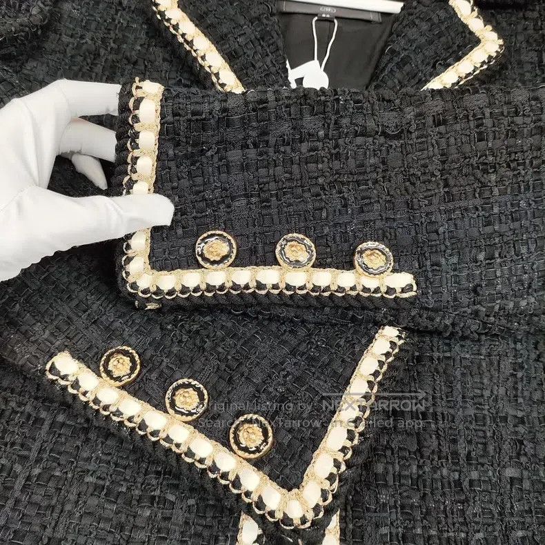 Chanel Chanel Long tweed coat Size XXS / US 00 / IT 34 - 4 Thumbnail