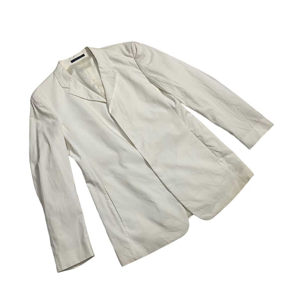 Emporio Armani × Vintage Emporio Armani white blazer coat Size 50R - 5 Thumbnail