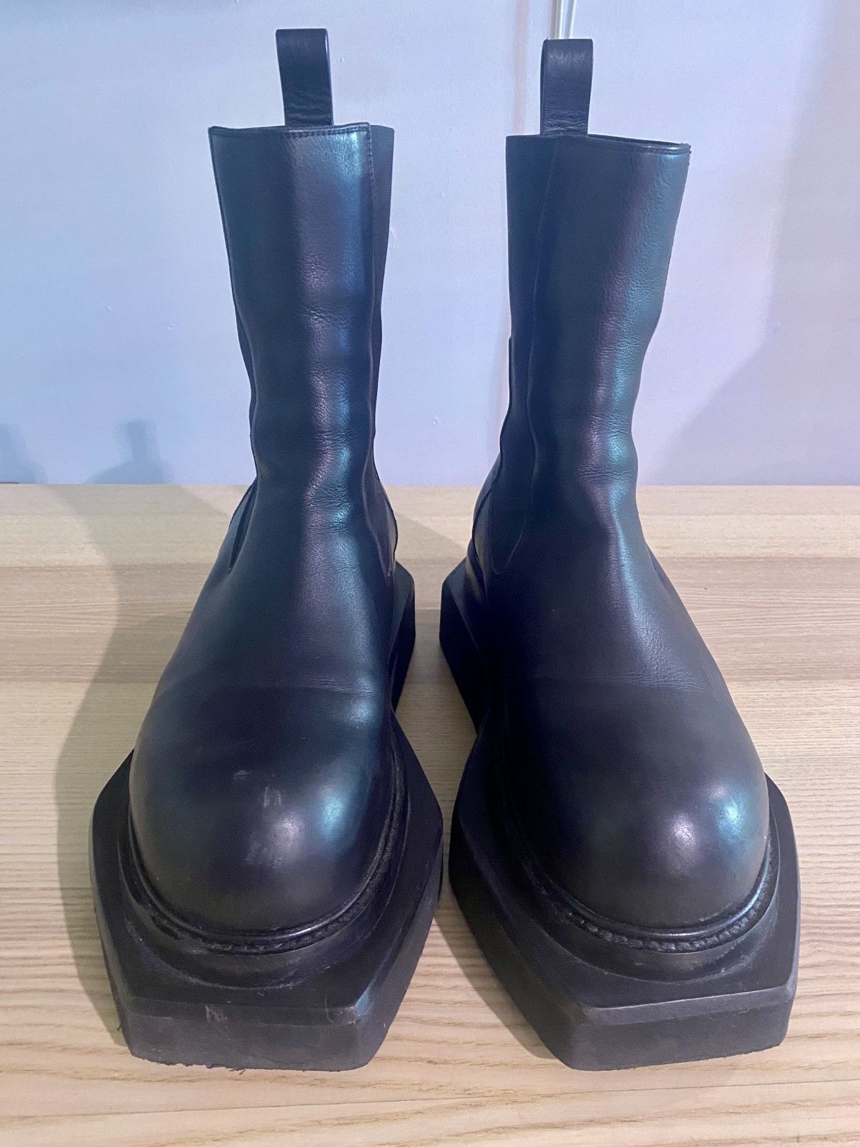 Rick Owens Rick Owens Black Beatle Turbo Cyclops Chelsea Boots  