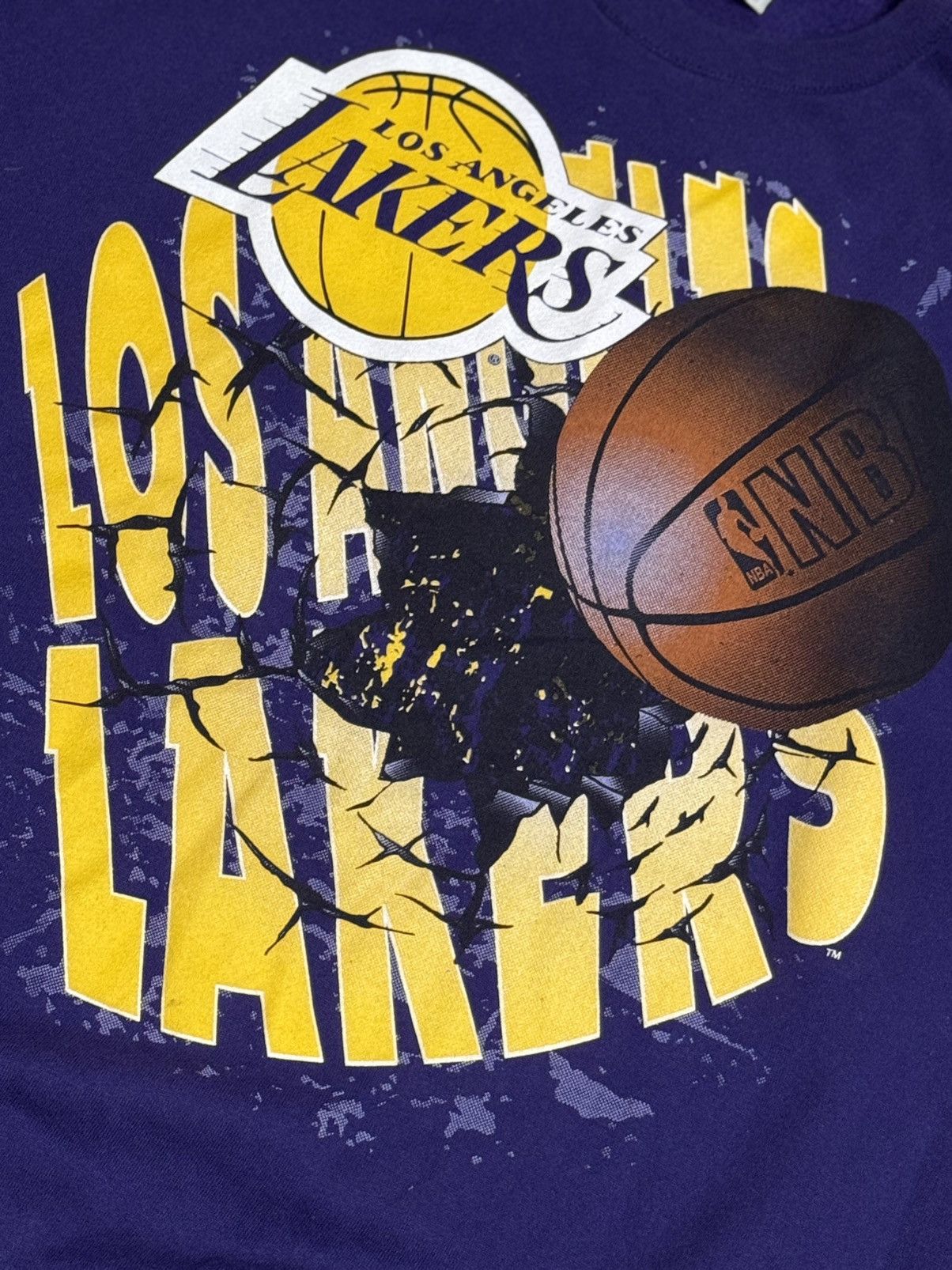 Zubaz Vintage Los Angeles Lakers crewneck Size US XL / EU 56 / 4 - 2 Thumbnail