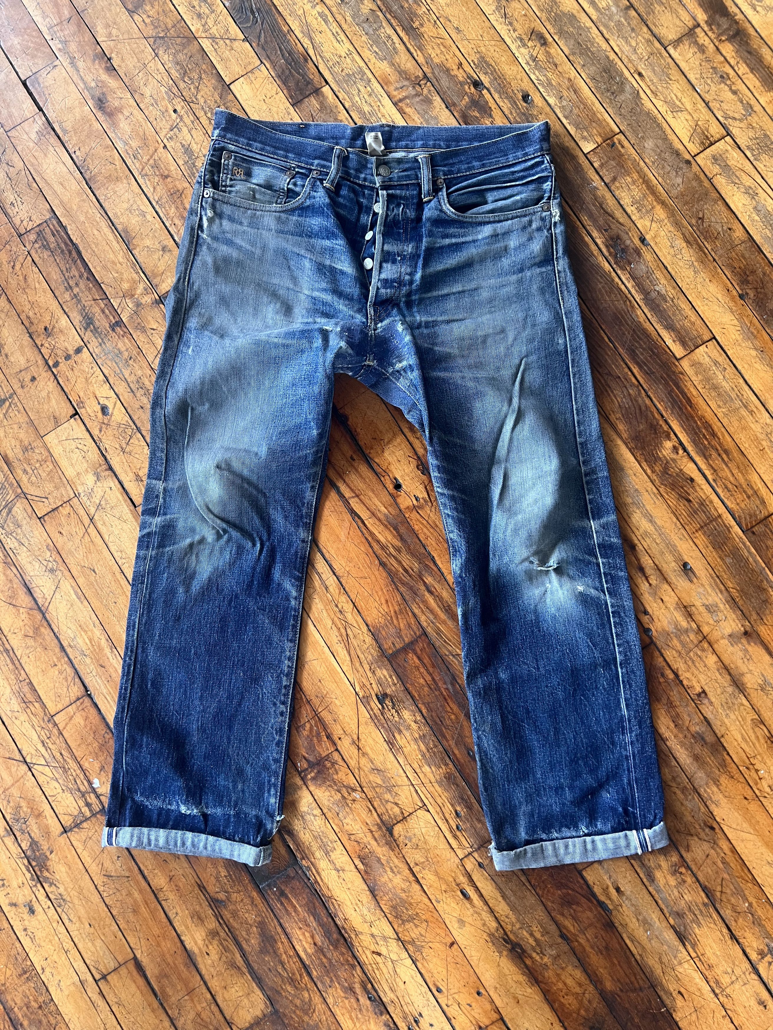 RRL Ralph Lauren RRL Straight Raw Denim - 32 x 30 Size US 32 / EU 48 - 1 Thumbnail