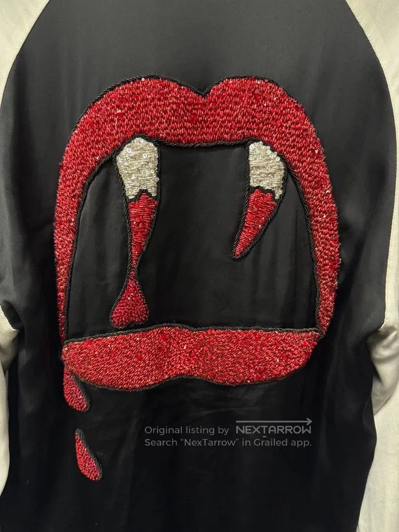Yves Saint Laurent Saint Laurent Black and White Silk Jacket. Size US XL / EU 56 / 4 - 4 Thumbnail