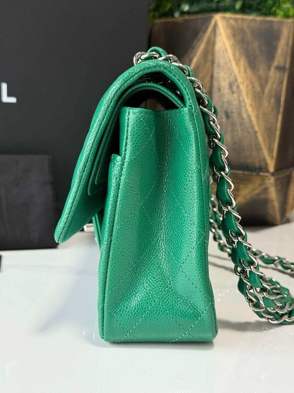 Chanel Chanel Double Flap Caviar Medium Size ONE SIZE - 8 Thumbnail