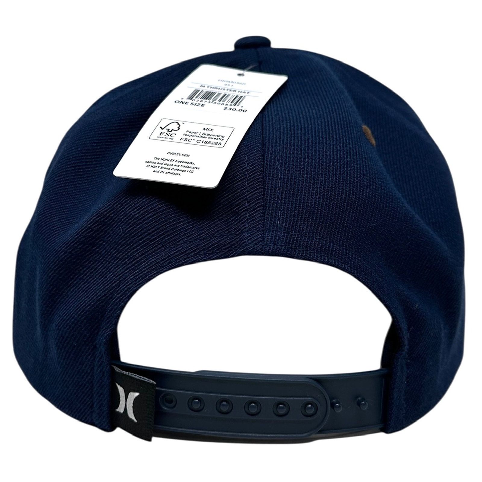 Hurley Hurley Hat Thruster Embroidered Patch Flat Bill Snapback Cap Size ONE SIZE - 5 Thumbnail