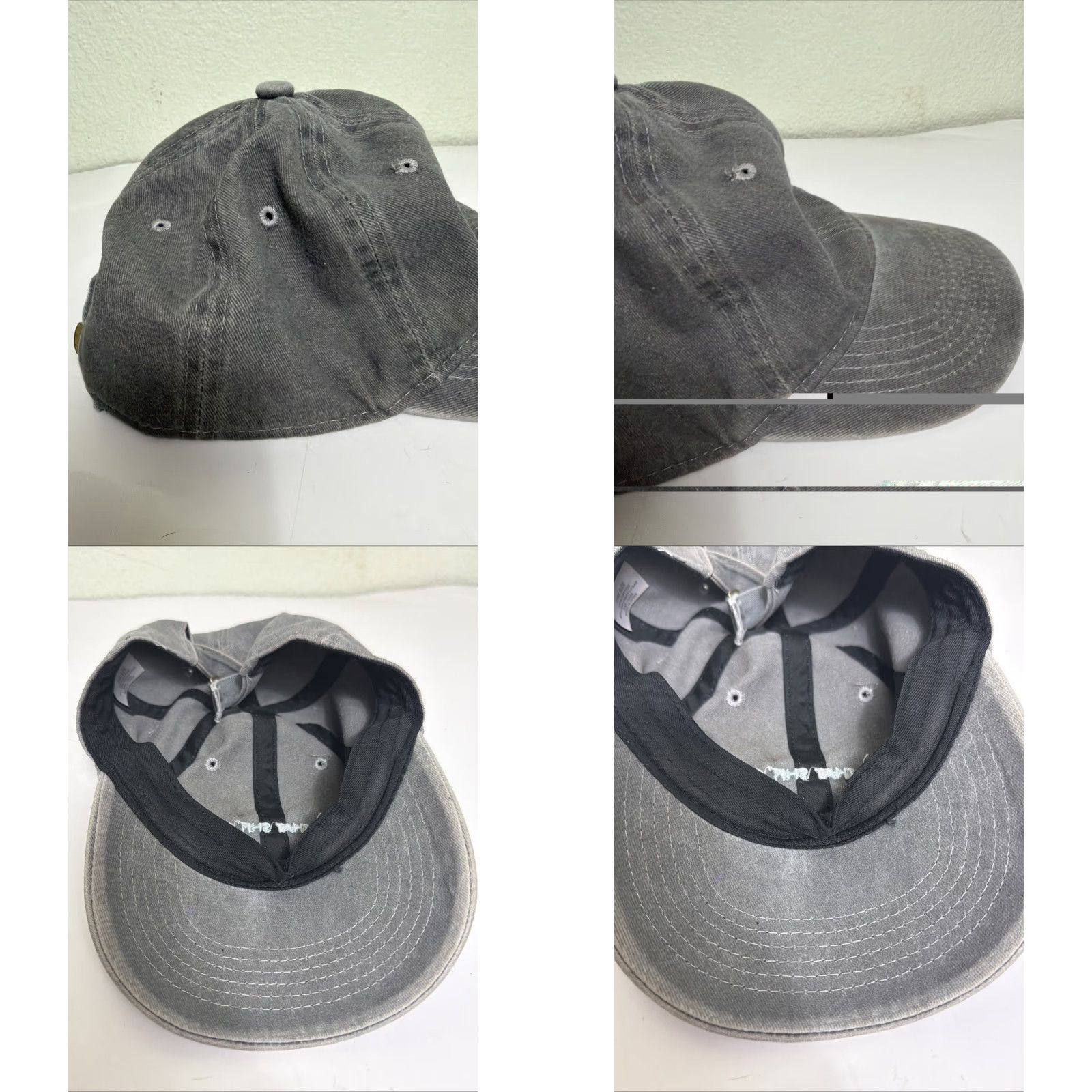 Vintage That Hat Strapback Dad Hat Gray Adjustable Cotton Embroidered “let That Go!" Size ONE SIZE - 9 Thumbnail