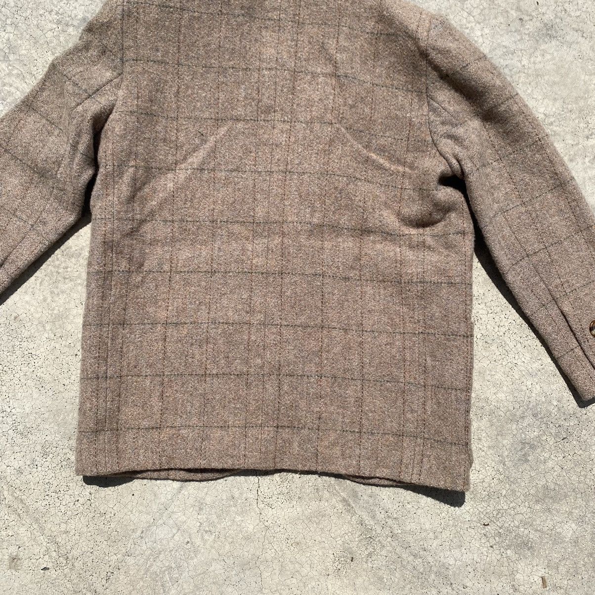Givenchy Vintage Givenchy Wool Blazer Brown Checkered Size US M / EU 48-50 / 2 - 10 Thumbnail