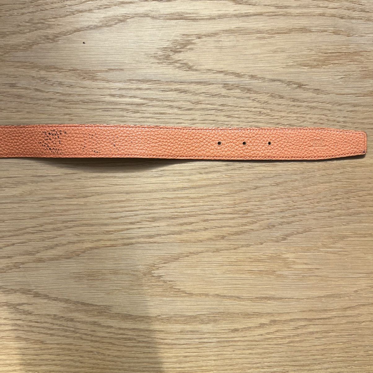 Hermes 🔹H logo Buckle Reversible Leather Belt Size 38 - 4 Thumbnail