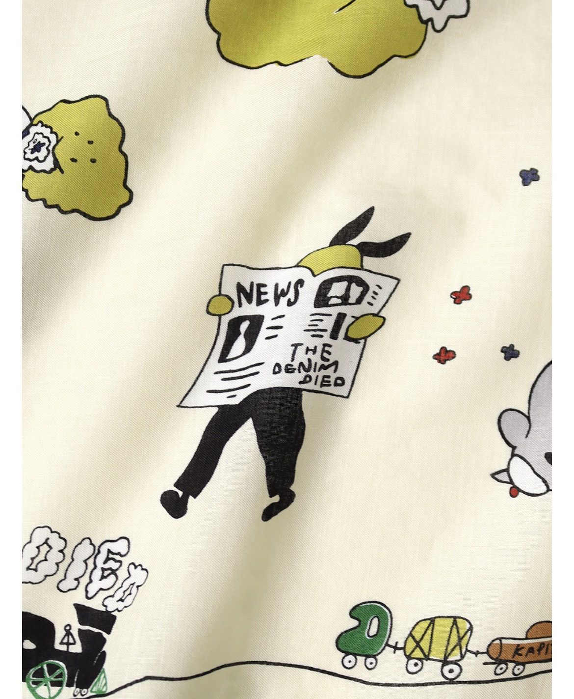 Kapital Kapital PECKISH RAINBOWY PARK Bandana Size ONE SIZE - 8 Thumbnail