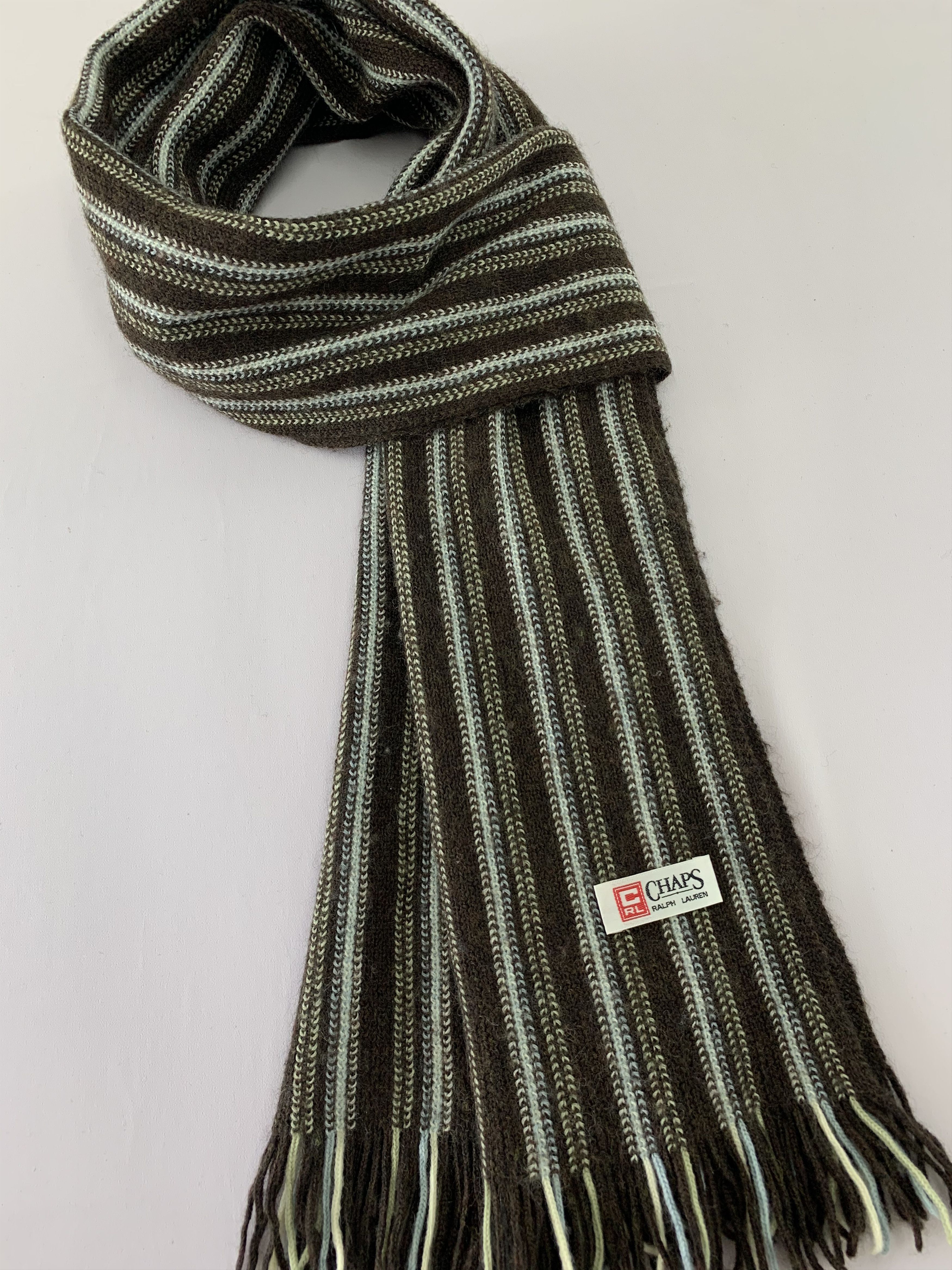 Chaps Ralph Lauren Chaps Ralph Lauren Scarf Wool Muffler Neck Wrap BL4138 Size ONE SIZE - 2 Thumbnail