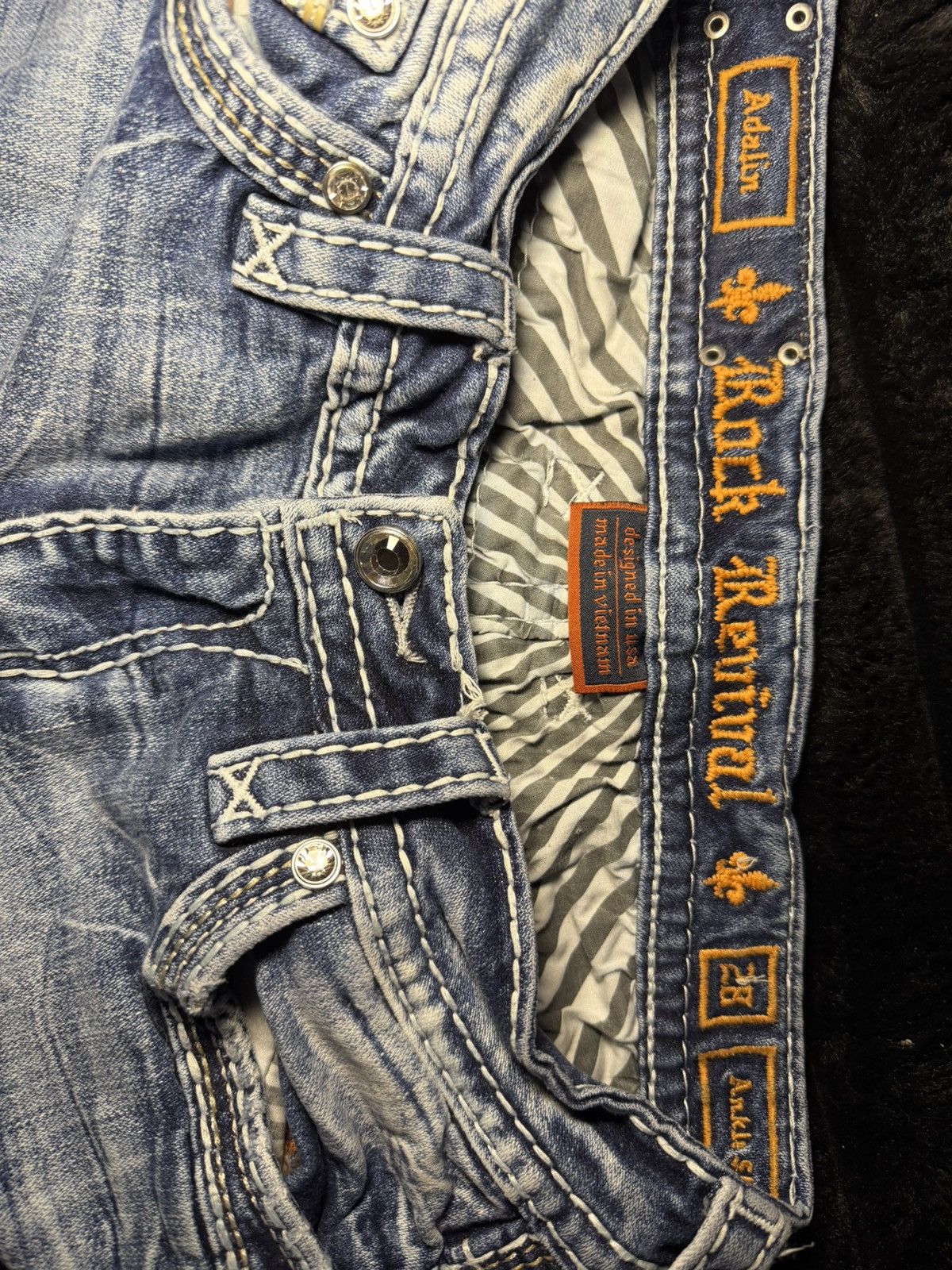 Rock Revival Rock Revival Adalin Low Rise Ankle Skinny Jeans Size 28 Size 28" / US 6 / IT 42 - 7 Thumbnail