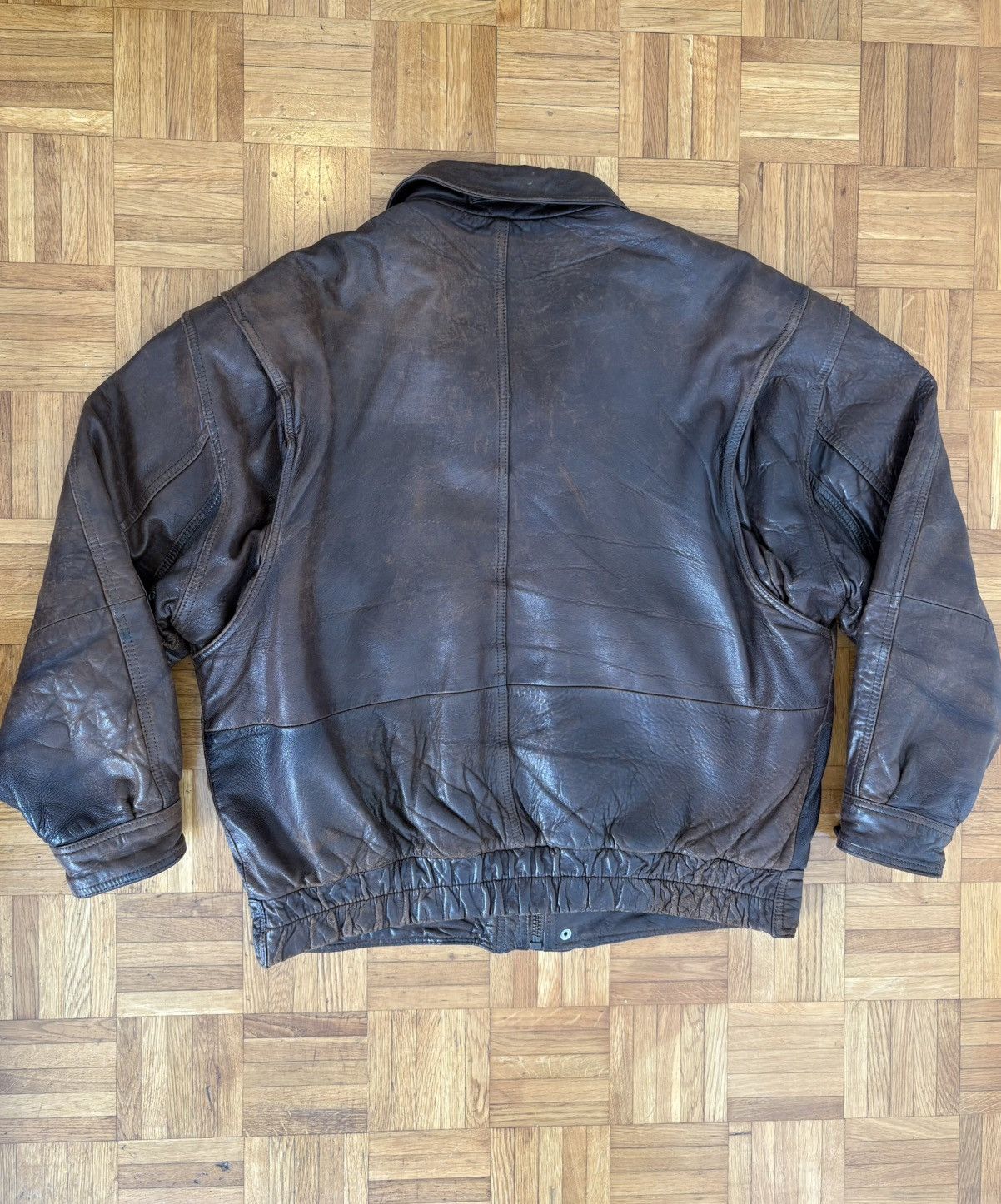 Vintage Vintage Leather Jacket Size US L / EU 52-54 / 3 - 2 Thumbnail