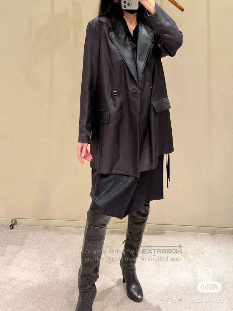 Other Hermes Silk and Leather Jacket Size XS / US 0-2 / IT 36-38 - 2 Thumbnail